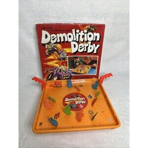 Vintage Demolition Derby Lakeside Game 1977 Crazy Krash Up Board Game